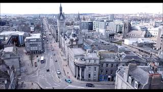 Aberdeen Scotland from the sky DJI Mavic Pro [upl. by Alywt]