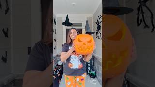 Halloween కి Pumpkin carving 🎃 minivlog shorts halloween telugu usa reels funnyshorts [upl. by Hanschen]