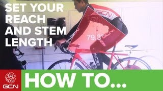 How To Perform A Bike Fit  Reach And Stem Length For Road Cycling [upl. by Nashom]