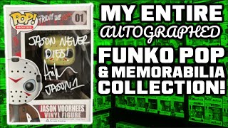 My Entire Autographed Funko Pop amp Memorabilia Collection [upl. by Navinod]