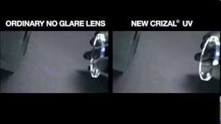 Crizal UV™ Demo Transmission vs Reflection [upl. by Sutton]