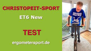 Christopeit ET6 New Ergometer Test ergometersport [upl. by Alaric122]