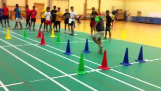 Modified Illinois agility test [upl. by Hayden]