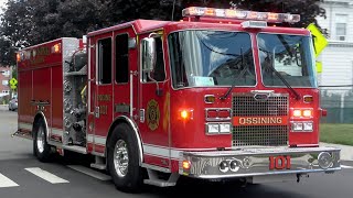 Ossining FD Engine 97 Engine 98 Engine 101 amp Rescue 14 Responding [upl. by Yxor]