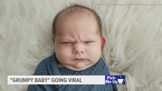 Baby going viral for grumpy expressions during photo shoot [upl. by Tehc337]