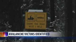 Names of Western Montana avalanche victims released [upl. by Daukas]