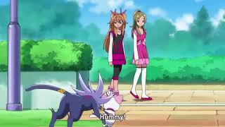 Suite Pretty Cure Hojo Hibiki Scary Cat Funny Moment [upl. by Ecnarrot]