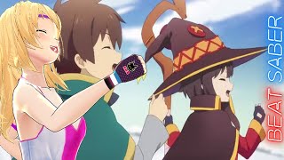 Bakuretsu Bakuretsu Bakuretsu  La La La konosuba x beat saber [upl. by Cleopatre]