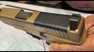 Glock 19X in Modular Optic System MOS Configuration at the SHOT Show 2024 [upl. by Haerle]