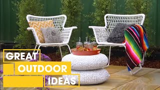 Recycled Garden Makeover  Outdoor  Great Home Ideas [upl. by Annaihr9]