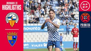 Resumen PrimeraFederación  CE Sabadell FC 11 CD Teruel  Jornada 31 Grupo 1 [upl. by Humpage720]