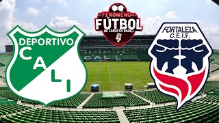 CALI VS FORTALEZA EN VIVO  FECHA 3  LIGA I 2024 Directo y Sin Barrera [upl. by Ahsineg71]