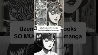 Uzumaki anime is VERY faithful to the manga junjiito uzumaki anime adaptation manga animation [upl. by Stinky]