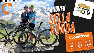 SELLA RONDA DOLOMITY na bajku  směr hodinových ručiček [upl. by Yelrebmyk695]