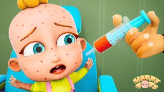 Time for a Shot  Baby Gets Vaccine  Nursery Rhymes for Kids  Happy Tots [upl. by Hofstetter89]