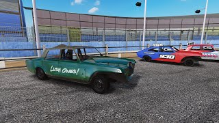 Northern Bangers Wimbledon Pre75 World Final 141123  Wreckfest Online Banger Racing [upl. by Eelir]