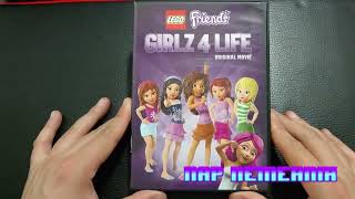 LEGO Friends Girlz 4 Life 2016 DVD Unboxing [upl. by Pietje256]