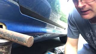 Jacking and axle stands  SLK R170 Restoration Video 18 [upl. by Suoicerp]