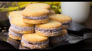 Biscuiți delicioși cu cremă și fulgi de cocos – 10 minute pentru a savura cei mai savuroși biscuiți [upl. by Fasta]