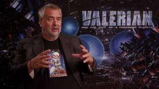 VALERIAN exclusive Interview LUC BESSON  LAURELINE  about Cara Delevingne [upl. by Haymo402]