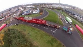 Didcot Power Station 600 Tonne Transformer Oversize Load [upl. by Albion]