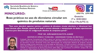 Parte 1  Minicurso Boas Práticas no Uso de Dicroísmo Circular em Química de Produtos Naturais [upl. by Slayton]