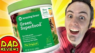 BEST GREEN SUPERFOOD POWDER  Amazing Grass Green Superfood Review [upl. by Haon]