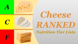 Nutrition Tier Lists Cheese [upl. by Udelle]