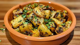 Lebanese Spicy Potatoes recipe  Batata Harra  Lebanese Spicy Batata Harra Recipe [upl. by Drahsir]