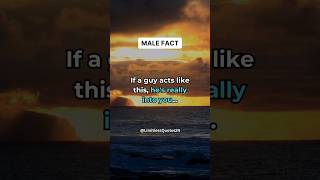 If a guy acts like this hes really into you Male Fact shorts [upl. by Aitnas]