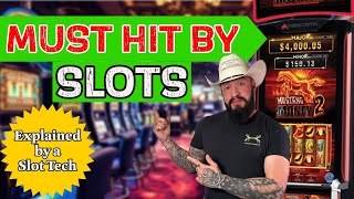 How to WIN at Must Hit Progressive Slots 🎰 How They Work  Live Play by a Slot Tech ⭐️ JACKPOT [upl. by Schaaff913]