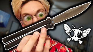 THE EDC KING The ULTIMATE Kershaw Lucha Balisong Review All Handles [upl. by Stodder961]