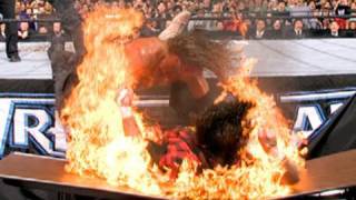 Edge Spears Mick Foley  WrestleMania 22 [upl. by Killion170]