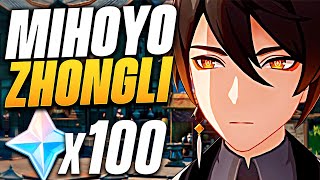 La RÉPONSE DE MIHOYO sur ZHONGLI  Bug Fix avec 100 PrimoGemmes  Genshin Impact [upl. by Gnous849]