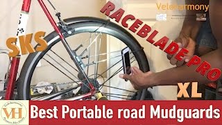 Best cycling portable road bike Mudguards  Cycling Fenders for your road bike [upl. by Haile]