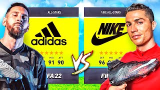 NIKE x ADIDAS no FIFA 22  👟 [upl. by Aiuoqes]