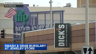 Suspect arrested after smashandgrab burglary in jewelry store at north suburban mall [upl. by Debera787]