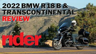 2022 BMW R 18 B  R 18 Transcontinental Review [upl. by Lejna]