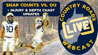 WVU Football Game 10 Snap Counts  Injury amp Depth Chart Updates  West Virginia Mountaineers 2023 [upl. by Neyut570]