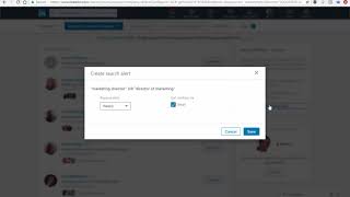 Search Alerts amp Saved Searches on LinkedIn [upl. by Stratton]