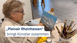 Pleinair Rheinhessen“ in Essenheim fordert Künstler heraus [upl. by Annairba717]