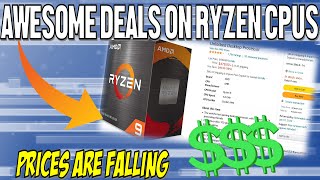 Prices For Ryzen CPUs Are Falling Drastically AMDs Answer to Intels Alder Lake Zen 3D Clearout [upl. by Mayberry]