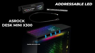 Review Asrock Deskmini X300 Addressable LED [upl. by Lavina293]