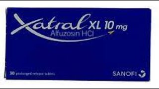 Uroxatral Alfuzosin used to improve urination in men with benign prostatic hyperplasia enlarged pro [upl. by Arriec887]