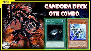 Yugioh Duel Links  Gandora Deck Gameplay April 2023  Combo With Dark Hole  遊戯王デュエルリンクス [upl. by Solrac382]