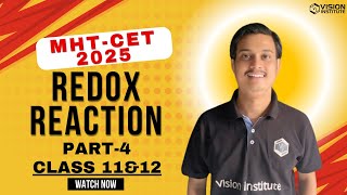 Redox Reaction part4  Class 11 amp Class 12  MHTCET 2025 [upl. by Stacia30]