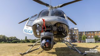 Zachodniopomorska policja zaprezentowała swój śmigłowiec  Bell404Gx [upl. by Aitat]