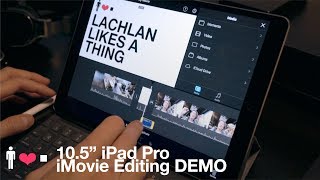 Using the 105quot iPad Pro For Content Creation  Video Editing Demo [upl. by Inoy]