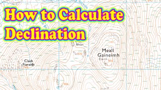 How to calculate declination [upl. by Cicily]