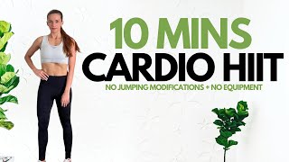 10 MIN CARDIO HIIT FAT BURN Home Workout I Intense amp Sweaty [upl. by Ahcmis]